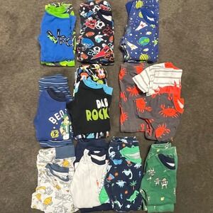 Carters The Children Place Boy Cotton Pajama Set Snug Fit Lot 10 Pairs Size 4T 4